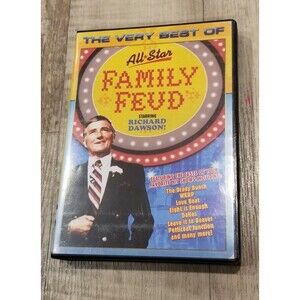 The Very Best of All-Star Family Feud DVD, 2-disc Set VG Fast Shipping Game Show